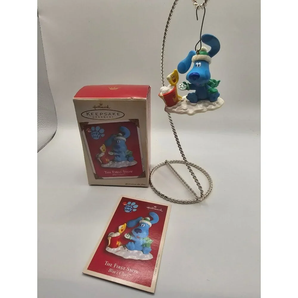 Hallmark Keepsake‎ Ornament The First Snow Blues Clues 2002 With Box